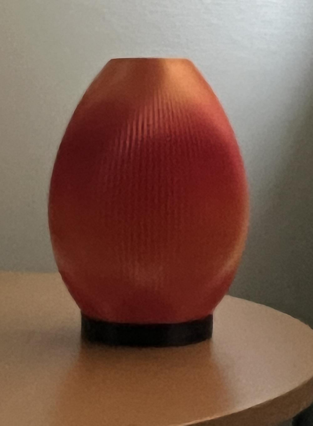Flame gradientlampe