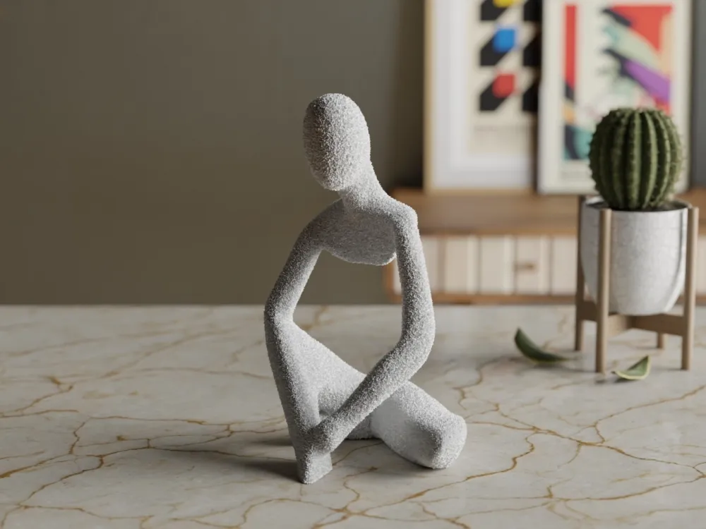 nobody-serenity-meditasjon-3d-printet-figur